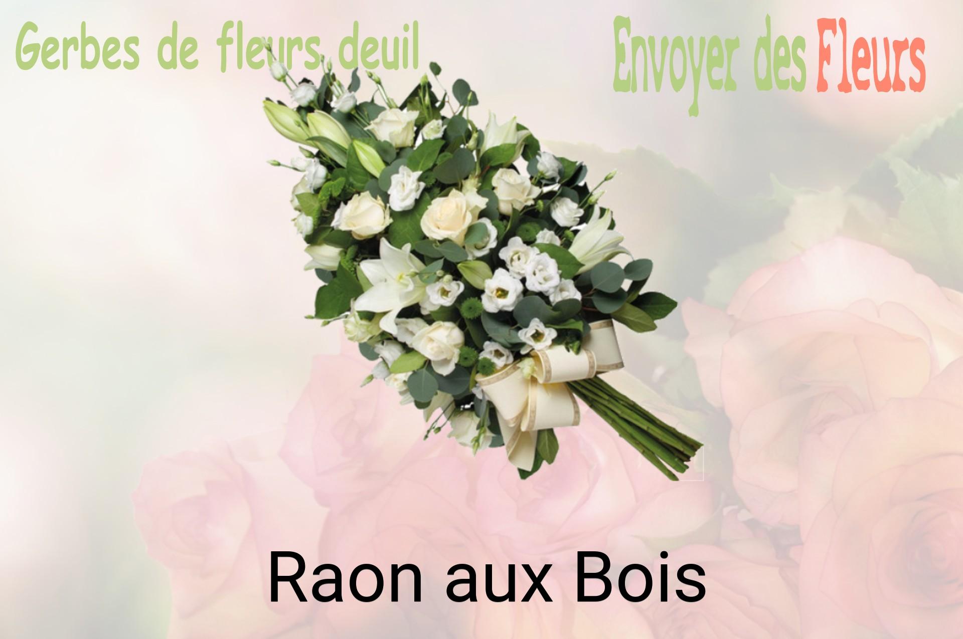 Gerbe de fleurs de deuil livrée à Raon-aux-Bois
